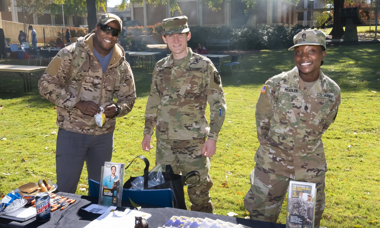 a group of people wearing military uniforms
