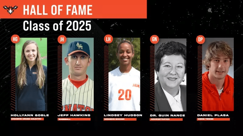 AUM Athletics' Class of 2025 Hall of Fame announced.