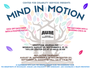 Center for Disability Services - Mind in motion event