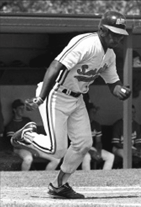 Auburn University at Montgomery Senators Pookie Wilson takes the field.