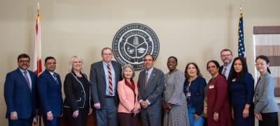 AUM and state education leaders attend signing ceremony for the new AUM and ALIEEP partnership.