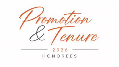 Auburn University at Montgomery 2026 Promotion & Tenure honorees announcement graphic